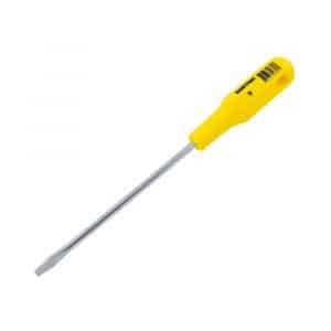 Destornillador Amarillo Barra Redon Pta Plana 5/16X8" Surtek D405