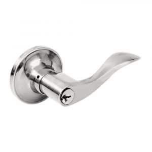 Manija Tubular Tipo Aspen Lock LA700B Niquel Satinado