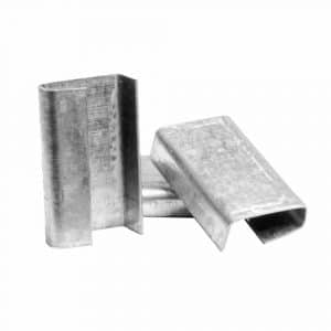 Sello Galvanizado Semi Abierto Para Fleje De Plastico 1/2" Con 1000 Pzs Sm2005