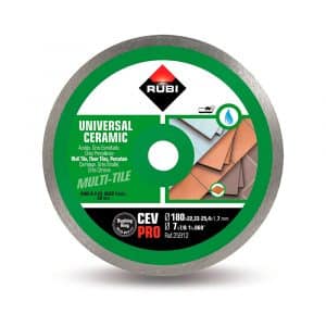 Disco Diamante General Cerámica Contnuo 7" Rubi 25912