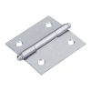 Bisagra Cuadrada 2' Acero Cromo Mate Redonda Hermex 43254