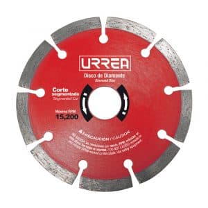 Disco de diamante segmentado, 4-1/2" Urrea DDIS45