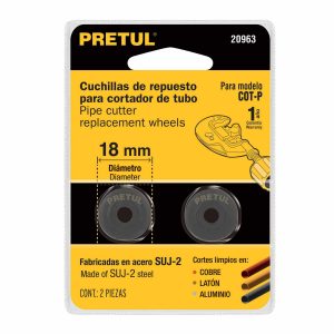 Blíster Con 2 Cuchillas Para Cortador De Tubo Cot-P Pretul 20963