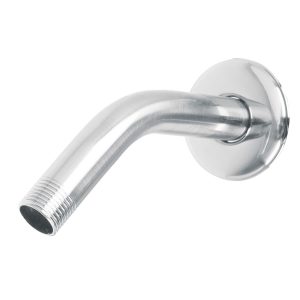 Brazo De Acero Cromado Y Chapetón De Acero Inox Para Regadera Foset 49378