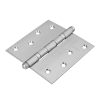 Bisagra Cuadrada 4' Acero Inoxidable Redonda Hermex 43224