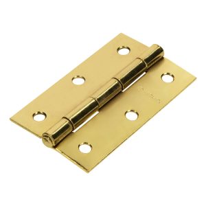 Bisagra Rectangular 3-1/2' Acero Latonado Hermex 43197