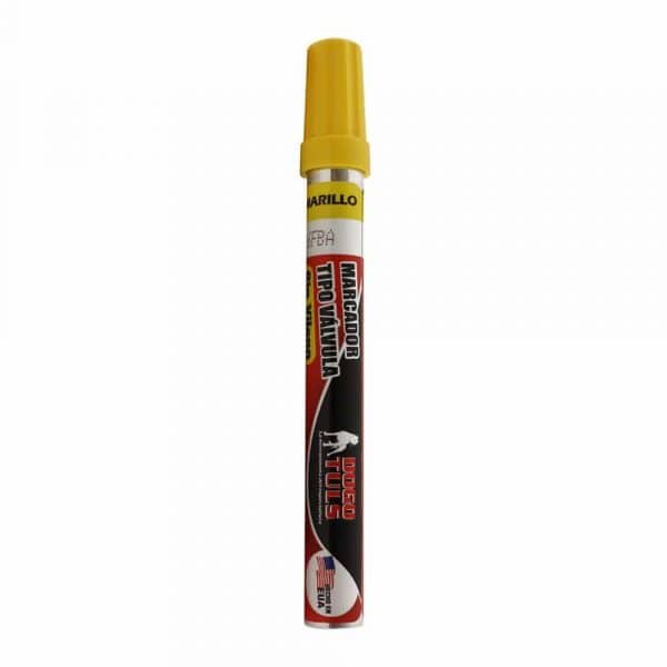 Marcador De Pintura Liquida Tipo Valvula Sin Xileno Color Amarillo UK2002