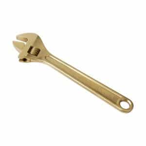 Llave ajustable de bronce-aluminio antichispa de 12" Urrea UH712