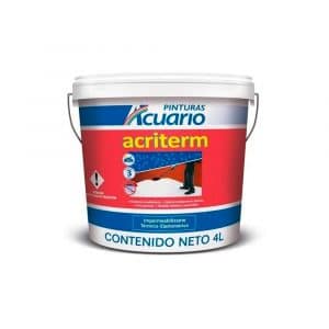 HC94698 - Impermeabilizante 4L 3 Años Blanco Acriterm Im76040 - ACUARIO