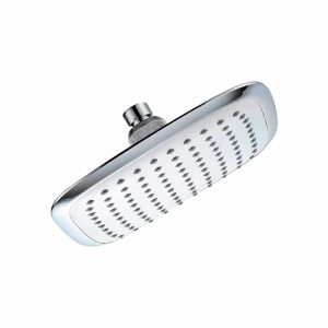 Regadera De Plato Cuadrado 8" Abs Cromo Munich Ra-1200