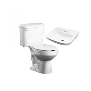 Paquete Wc Redondo Taza Novara - Tanque Fenix Y Lavabo Cosmo Orion 58452022