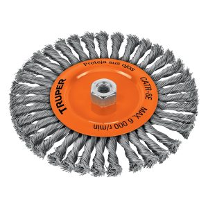 Carda Circular 8' Alambre Trenzado Eje 5/8'-11 Truper 17528
