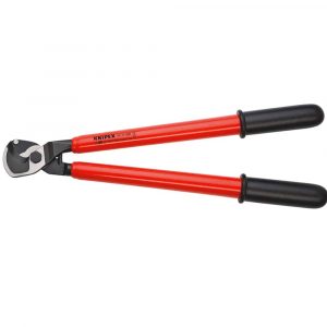 Tijeras Cortacables Aislados Por Inmersión En Plástico Reforzado, Según Norma Vde 500 Mm KNIPEX 95 1