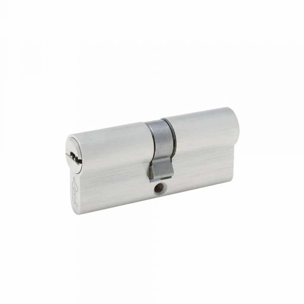 HC59336 - Cilindro Europeo 70mm Llave De Puntos Níquel Satinado Lock LC70QNS - LOCK
