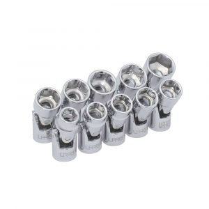 Juego De 10 Dados Flexibles Métricos 3/8"Riel Urrea 5200JM