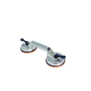 Ventosa Para Vidrio 60Kg 2 Copas De Aluminio Con Husillo Piher 30101