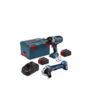 Combo Esmeriladora GWS180 + Llave Impacto GDS 1000 + 2 Baterias + Cargador 0615A002D8 Bosch