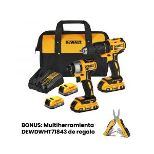 Combo Rotomartillo DCD7781 + Atornillador De Impacto DCF7871 DCK276D2-B3 Dewalt