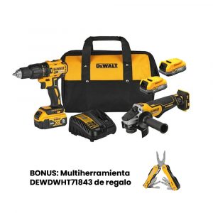 Combo Rotomartillo DCD7781 + Miniesmeriladora DCG413 20V DCK248P1-B3 Dewalt