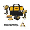 Combo Rotomartillo DCD709 + Atornillador DCF809 + 2 Baterias + Cargador DCK279D1E1-B3 Dewalt