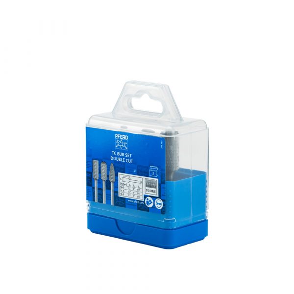 Juego De Limas Rotativas De Carburo De Tungsteno 1/4" Doble Corte, 3 Piezas 21726548 Pferd
