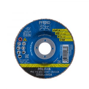 Disco Laminado Z 60 4-1/2″ X 7/8" Start Steel + Inox 10 Piezas 69398189 Pferd