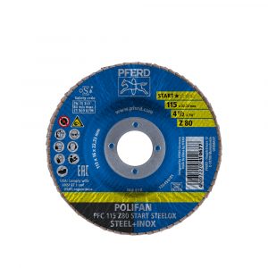 Disco Laminado Z 80 4-1/2″ X 7/8" Start Steel + Inox 10 Piezas 69398190 Pferd