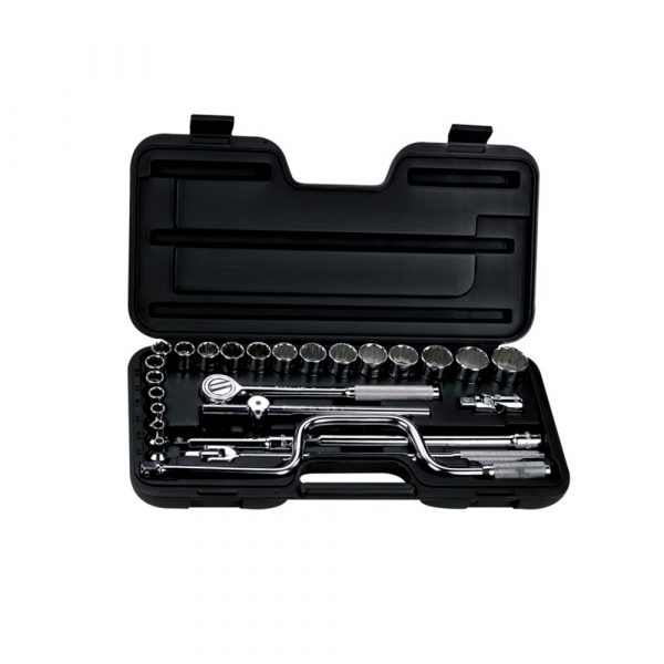 Juego De Dados Mando 1/2 Pulg 27 Pzas Stanley 86-505