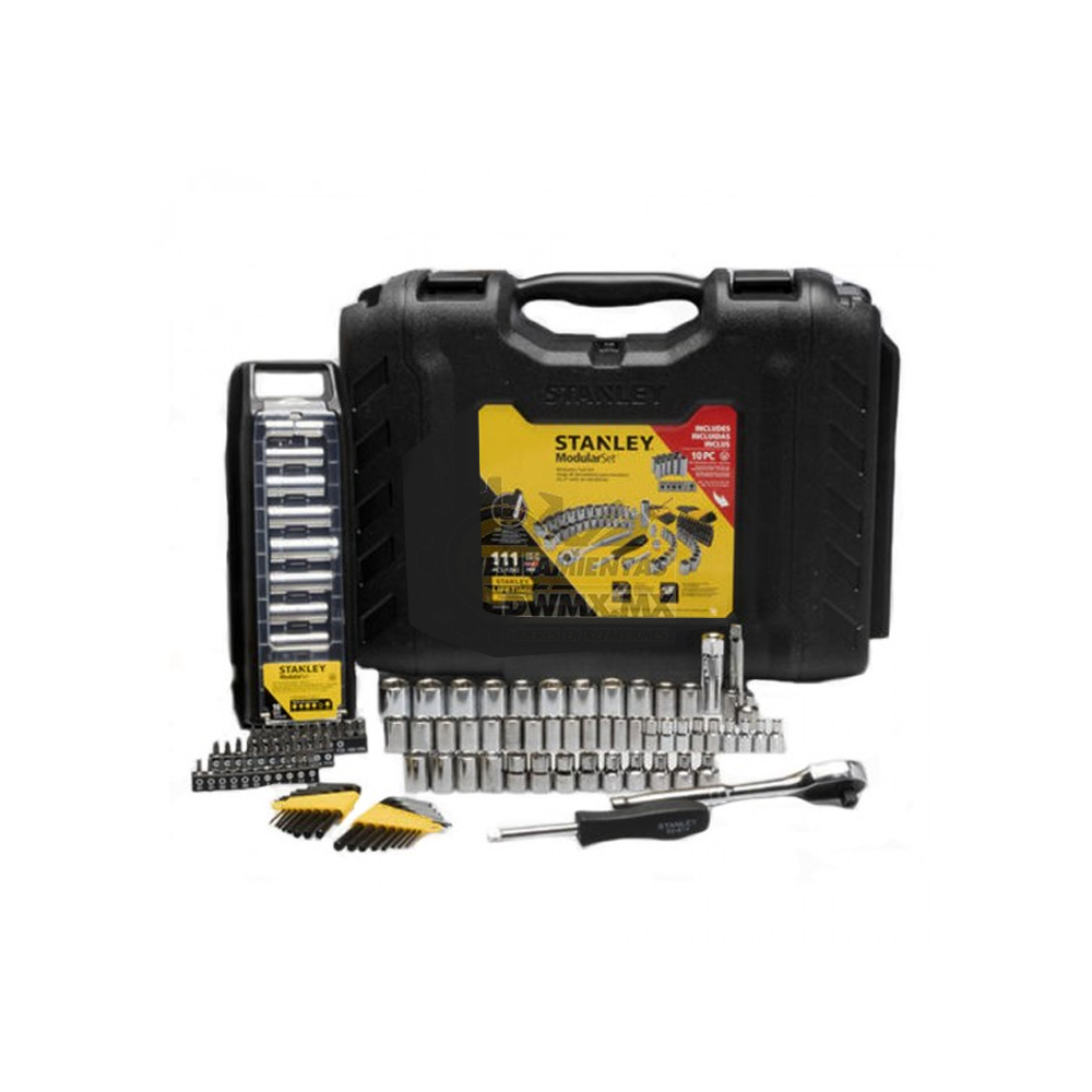 Juego De 111 Herramientas Mecánicas Stanley STMT82656