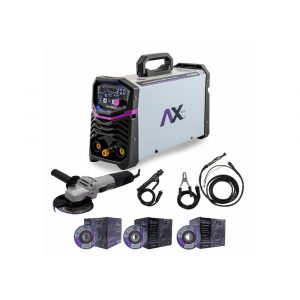 Combo Soldadora Inversor Tig Hf 200AAXTECH TH200LCD-C2