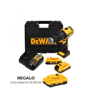 Taladro Atornillador 1/2" Dcd7771D2-B3 20V Con Cargador + 2 Baterias + Estuche Dewalt DCD7771D2-B3