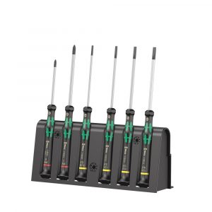 Desarmadores De Precisión 6 Piezas Con Rack 05118152001 Wera