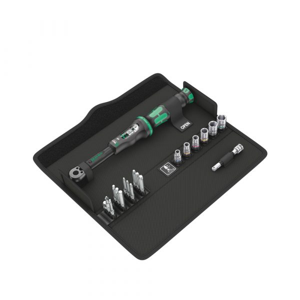 Juego Torquimetro 1/4" 20 Piezas 2.5-25 Nm 05130110001 Wera