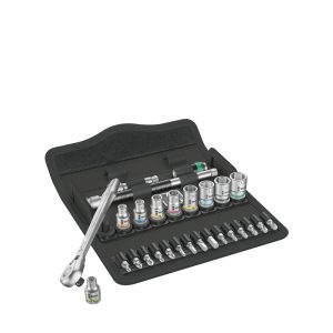 Juego de carraca Zyklop Metal de 1/4" 28 piezas 05004018001 Wera
