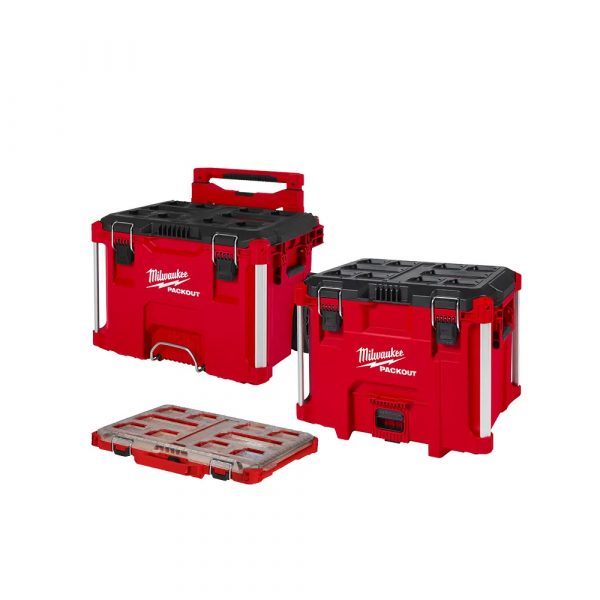 Caja de herramientas 48-22-8427 + Caja para Herramientas 48-22-8429 + Organizador 48-22-8431 Milwaukee