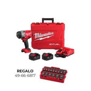 KiT llave de impacto 2967-22 + Juego de Dados 49-66-6817 Milwaukee