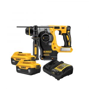 Paquete Cargador DCB1104-B3 Y 2 Baterias DCB205YY + Rotomartillo SDS Plus DCH273B DEWALT