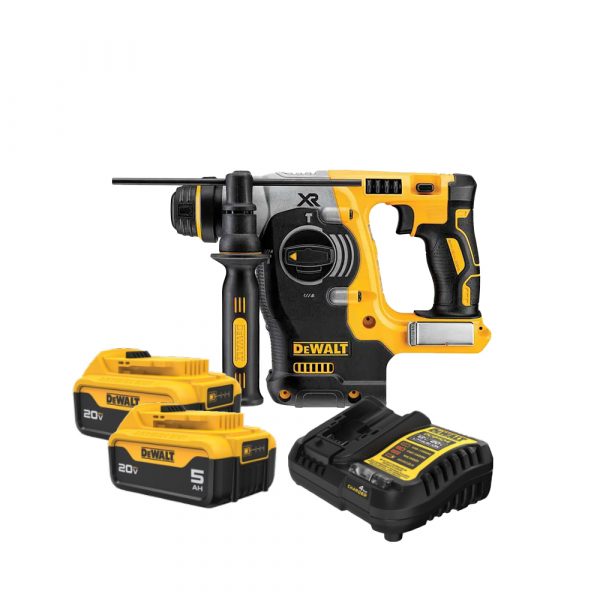 Paquete Cargador DCB1104-B3 Y 2 Baterias DCB205YY + Rotomartillo SDS Plus DCH273B DEWALT