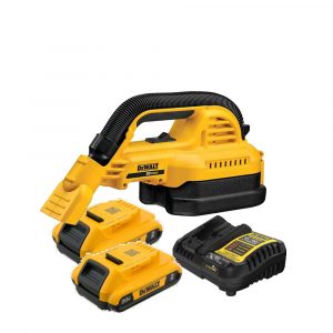 Paquete Cargador DCB1104-B3 Y 2 Baterias DCB203YY + Aspiradora DCV517B DEWALT