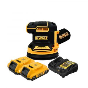 Paquete Cargador DCB1104-B3 Y 2 Baterias DCB203YY + Lijadora DCW210B DEWALT