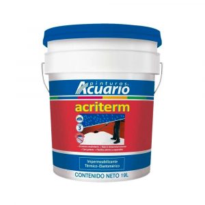 Impermeabilizante Acriterm Rojo 3 Años 19L Acuario LM76190