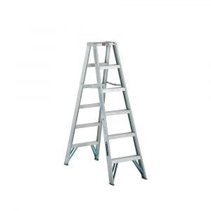 Cuprum Escalera De Tijera 5 Escalones De Aluminio C-2231-06