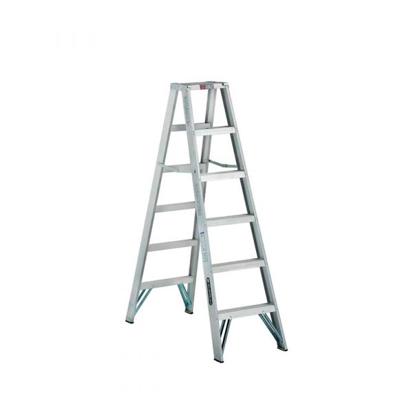 Cuprum Escalera De Tijera 5 Escalones De Aluminio C-2231-06