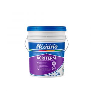Impermeabilizante Acriterm Blanco 5 Años 19L Acuario 77090