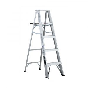 Cuprum Escalera De Tijera 4 Escalones De Aluminio 608-05N