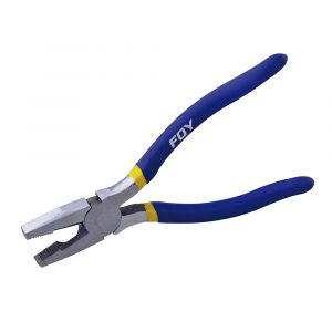 Pinza Para Electricista Con Mango Con Doble Plastisol De 8" Corte Lateral Foy 142032
