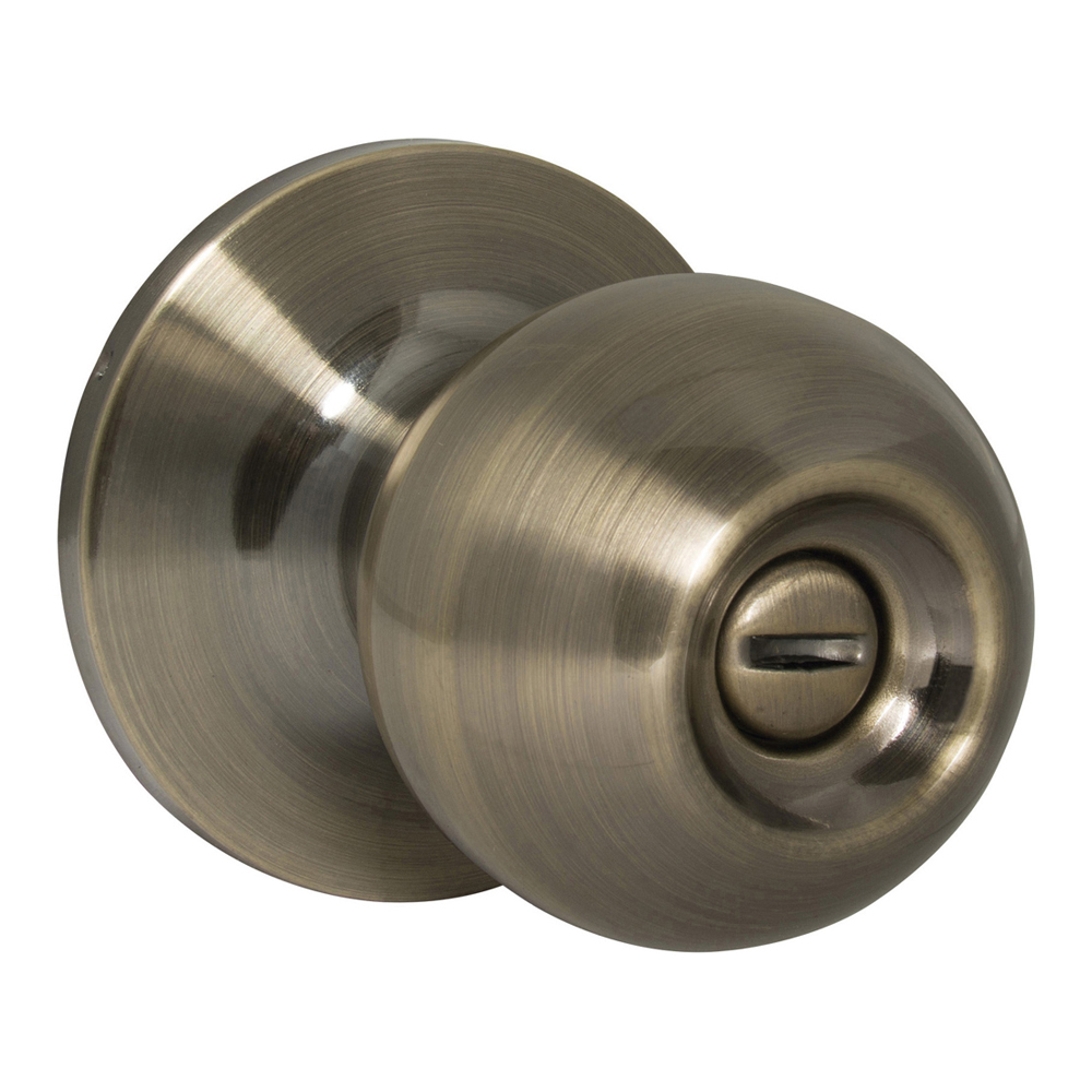 Pomo Cilindrico Bola Recamara Laton Antiguo Prolok 17POP