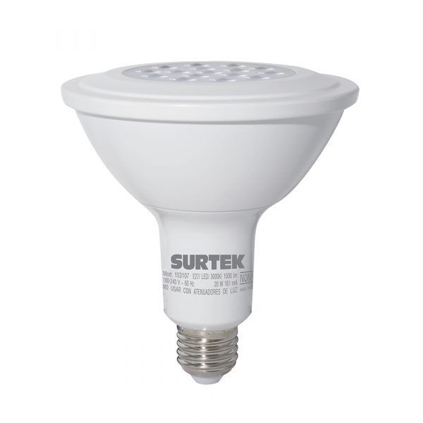 Lámpara De Led Tipo Par38 20 W Luz Cálida Surtek 153107