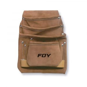 Porta Herramientas 4 Compartimentos De Cuero Foy 143212
