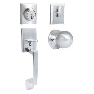 Gatillo Rectangular Para Entrada Función Sencilla Níquel Satinado Visual Prolok PGR60NV